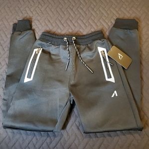 Kids Black,silver joggers size 10/12L